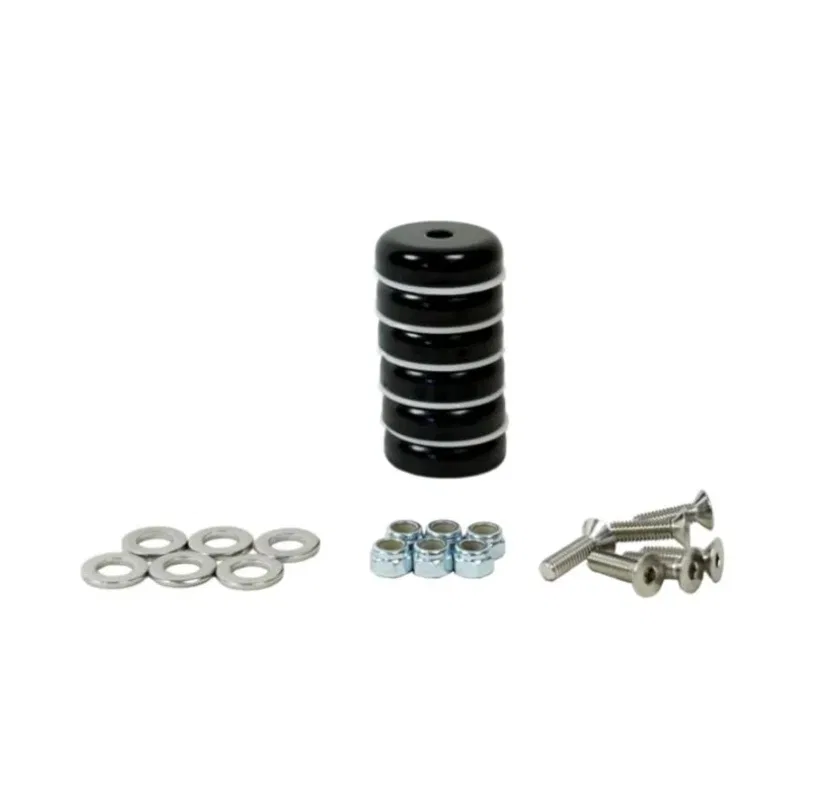 1373 – KC HILITE Underbody Light Installation Kit, For Cyclone LED V2 Lights Magnetic Mount With 6 Black Epoxy Coated...
